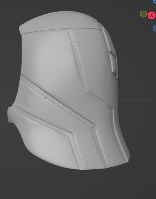 Urataros Kamen rider DEN-O 3D printable helmet 3D print model_13