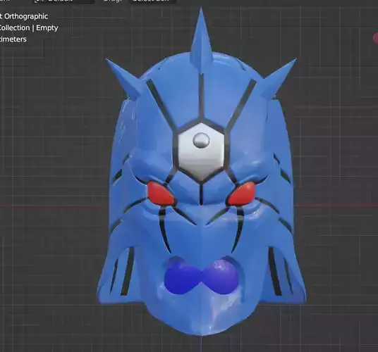 Urataros Kamen rider DEN-O 3D printable helmet