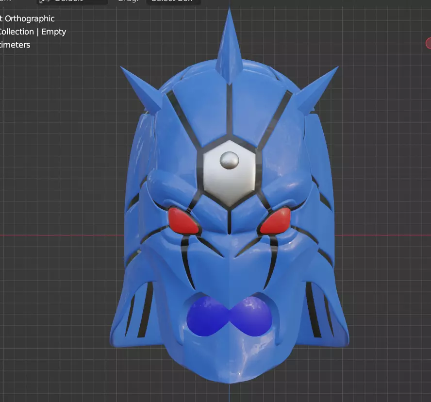 Urataros Kamen rider DEN-O 3D printable helmet 3D print model_0