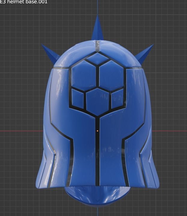 Urataros Kamen rider DEN-O 3D printable helmet 3D print model_6