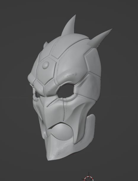Urataros Kamen rider DEN-O 3D printable helmet 3D print model_12
