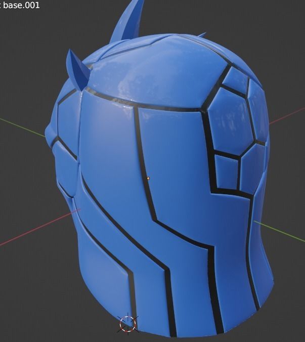 Urataros Kamen rider DEN-O 3D printable helmet 3D print model_7