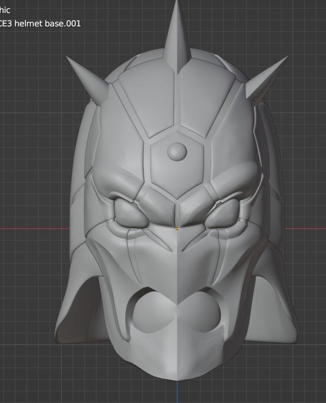 Urataros Kamen rider DEN-O 3D printable helmet 3D print model_8
