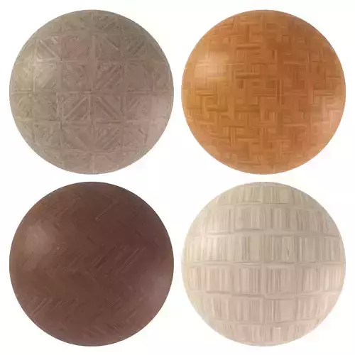 Parquet - Laminate - Wooden floor 4 in 1