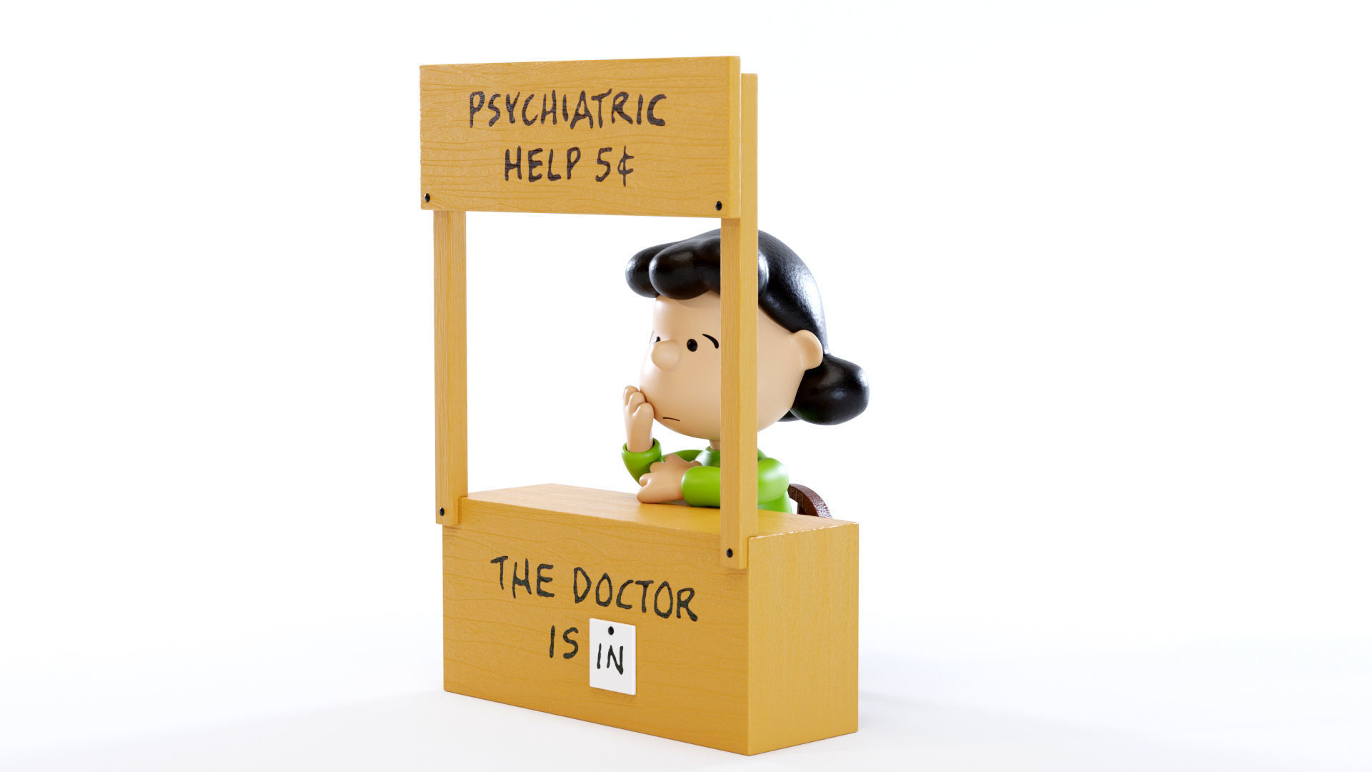 Lucy Psychiatric Booth 3D model_8
