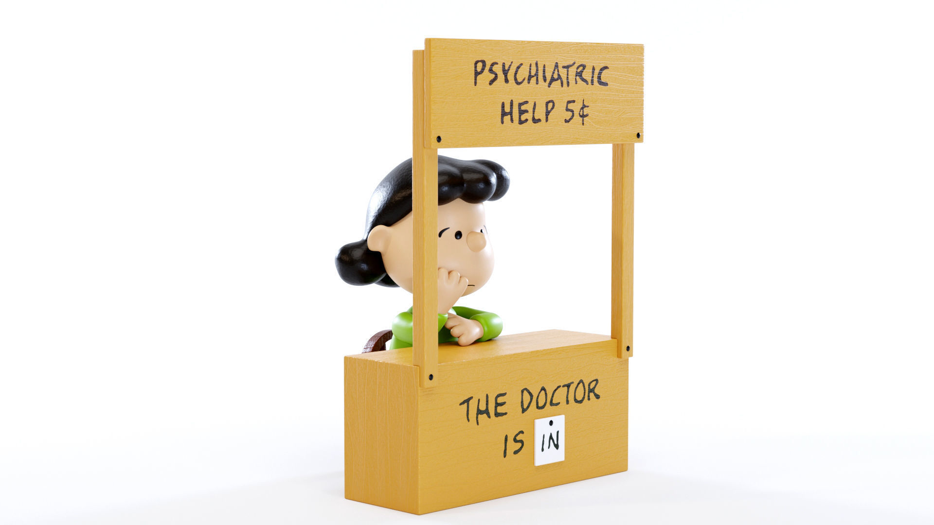 Lucy Psychiatric Booth 3D model_2