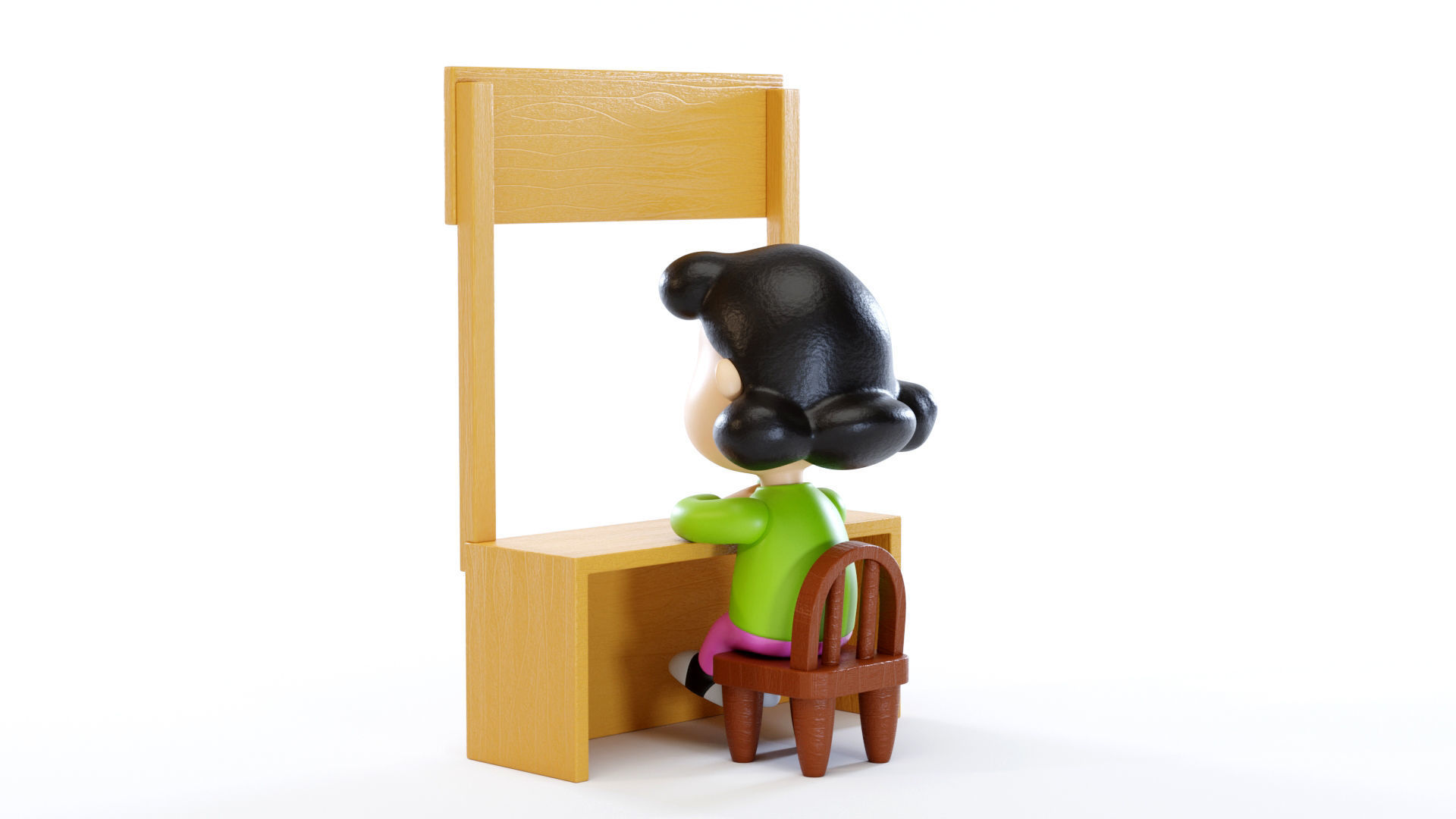 Lucy Psychiatric Booth 3D model_6