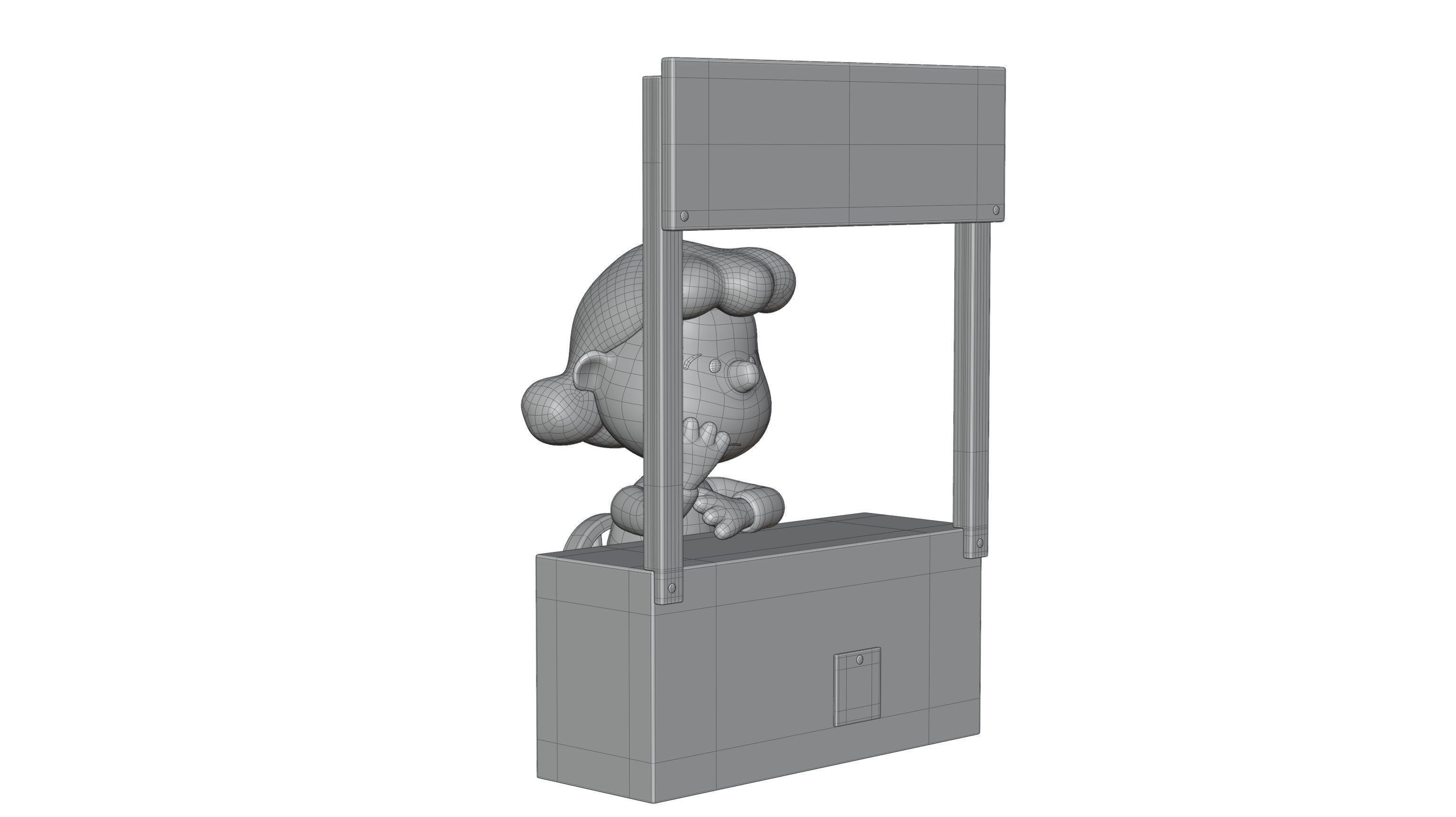 Lucy Psychiatric Booth 3D model_10