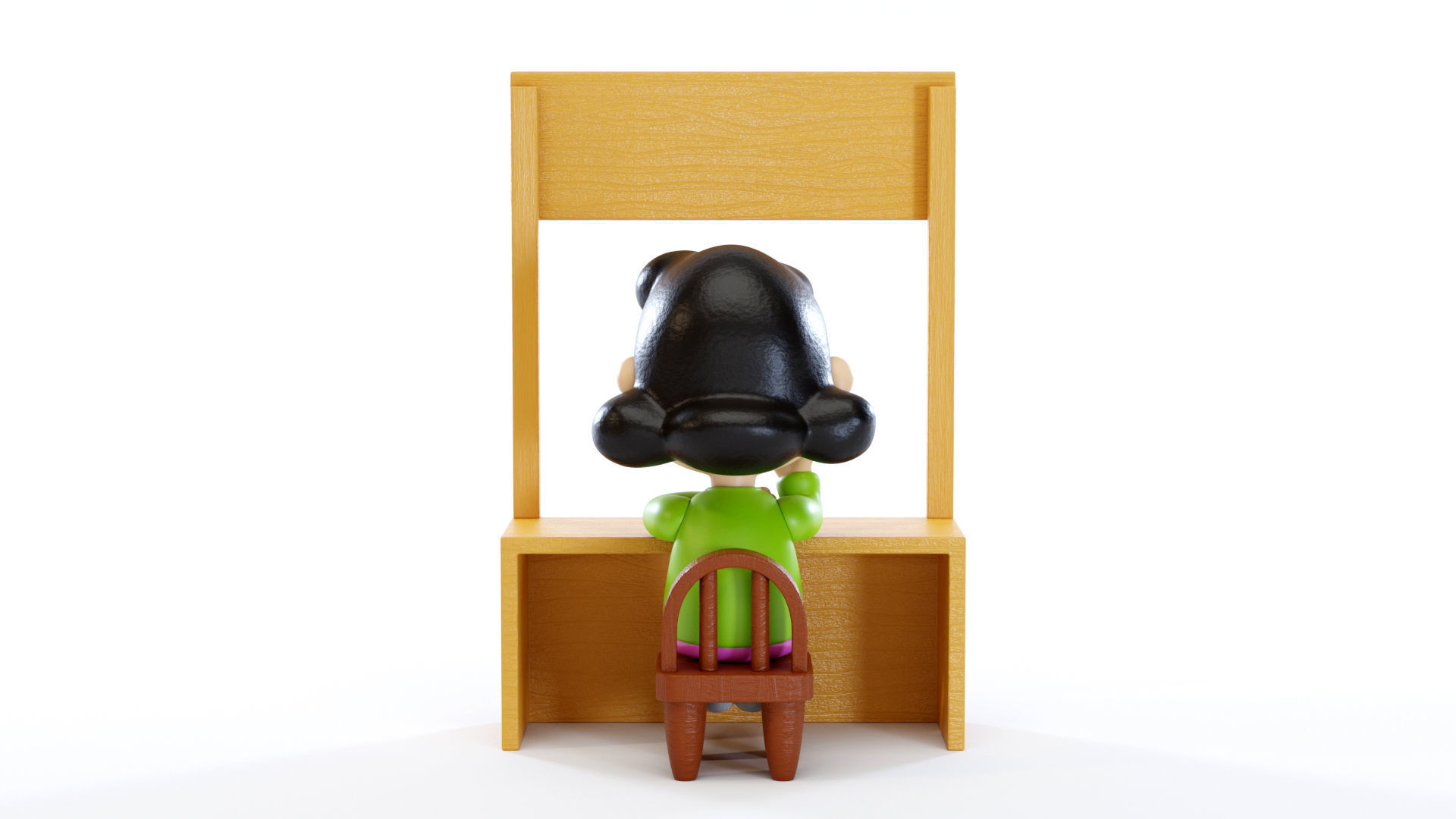 Lucy Psychiatric Booth 3D model_5