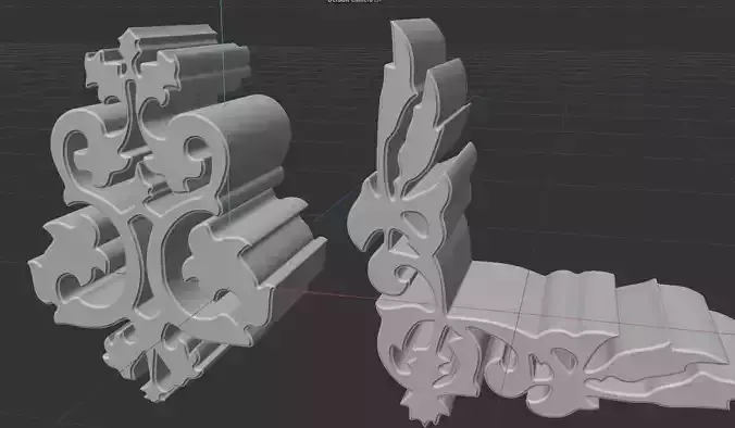 STL MODEL 5 ornate design