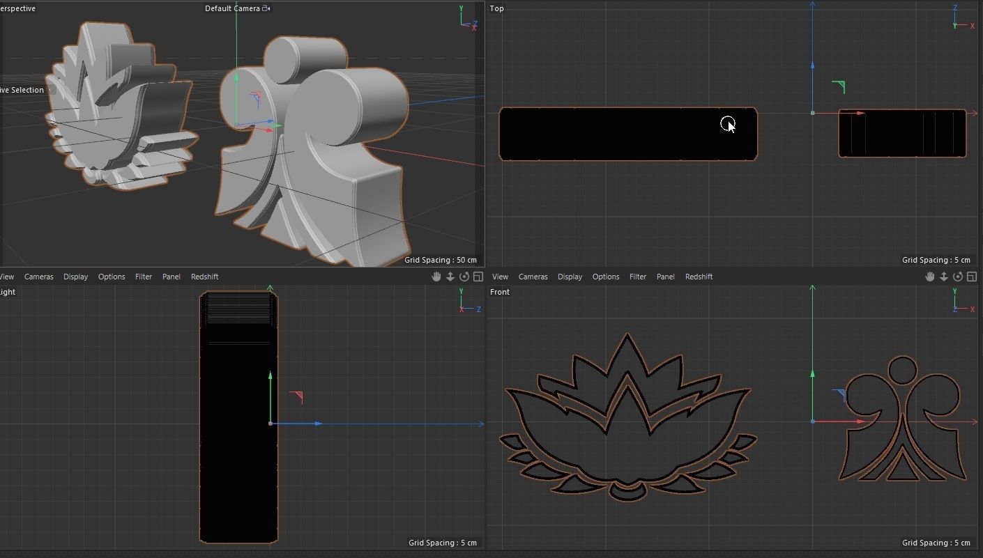 STL MODEL 6 angel and sword 3D model_5