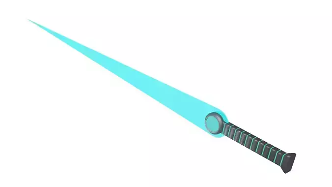 Sci-fi Circle Blade Sword Model A-1 3D model