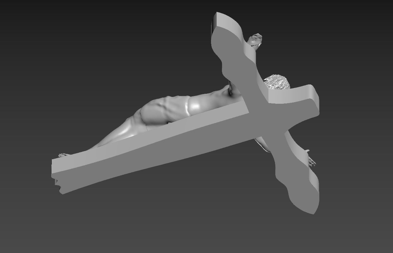 Cross Pendant P 035 3D print model_6