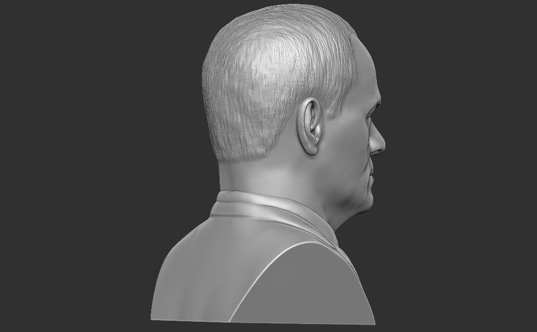 Donald Tusk bust for 3D printing 3D print model_12
