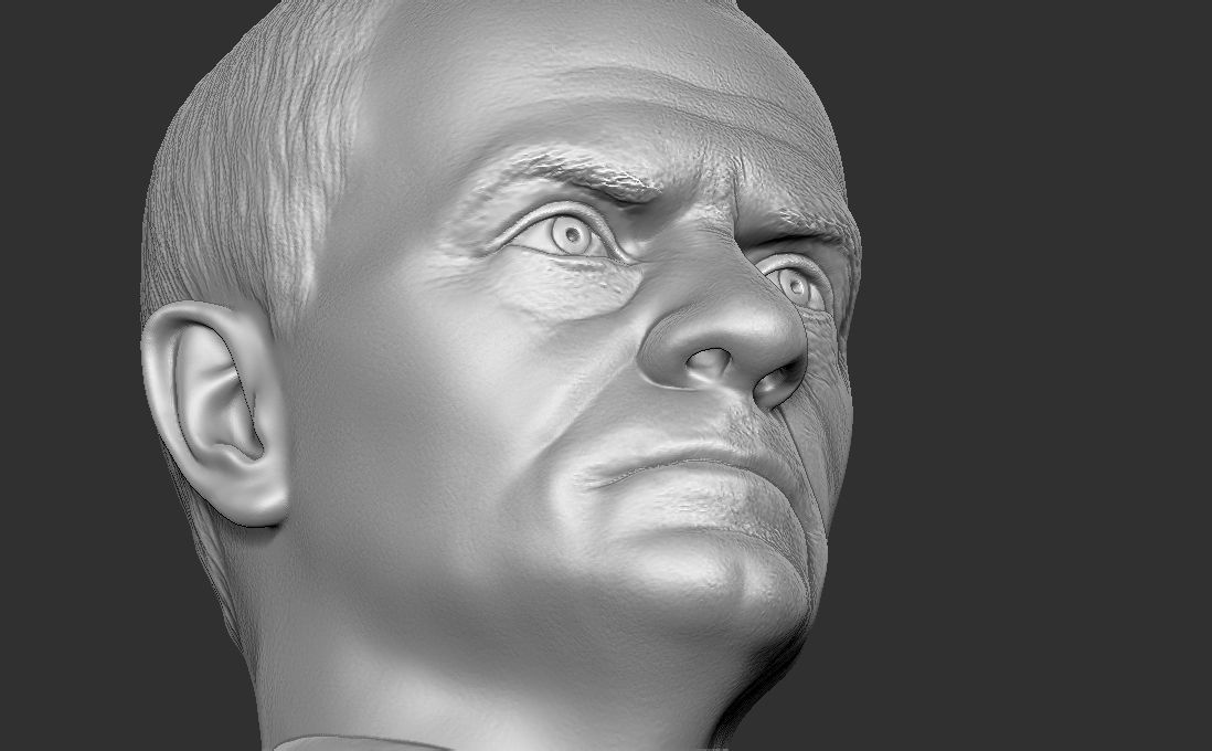 Donald Tusk bust for 3D printing 3D print model_26