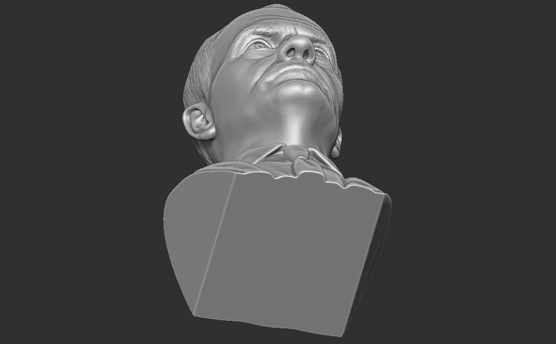Donald Tusk bust for 3D printing 3D print model_21