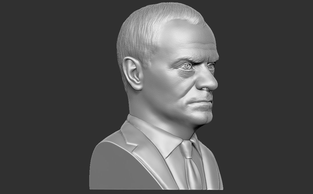 Donald Tusk bust for 3D printing 3D print model_14