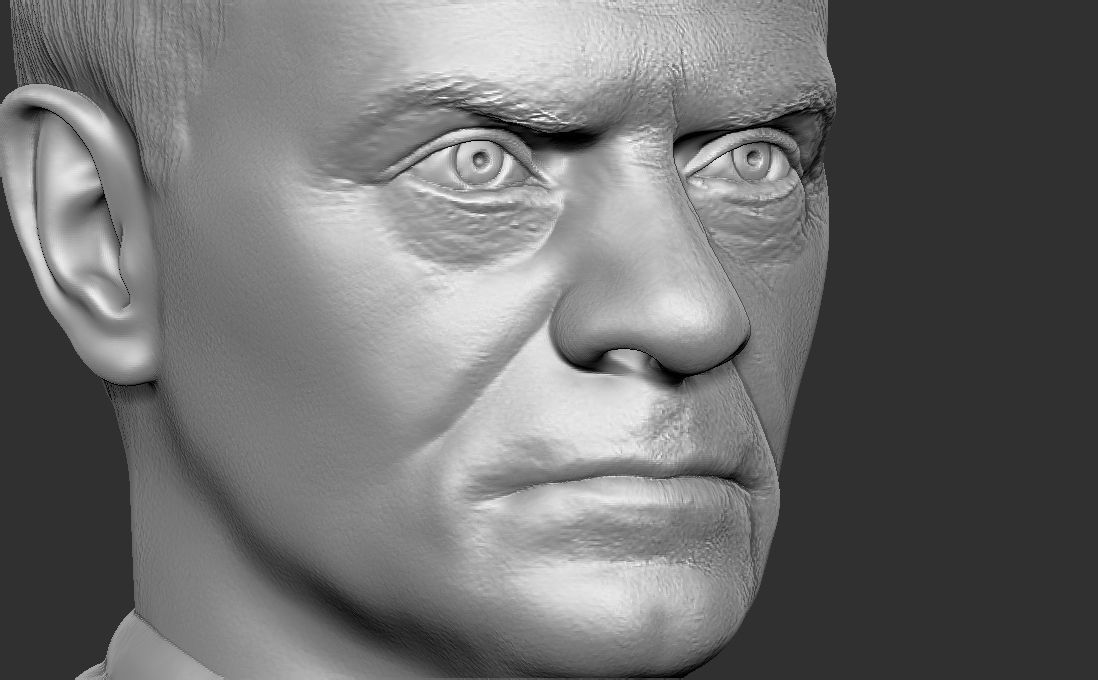 Donald Tusk bust for 3D printing 3D print model_23
