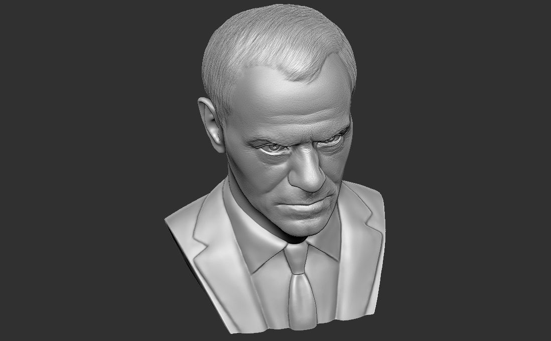 Donald Tusk bust for 3D printing 3D print model_18