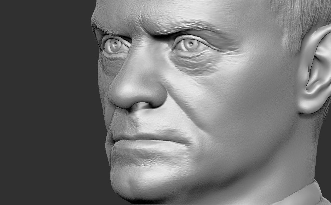Donald Tusk bust for 3D printing 3D print model_24