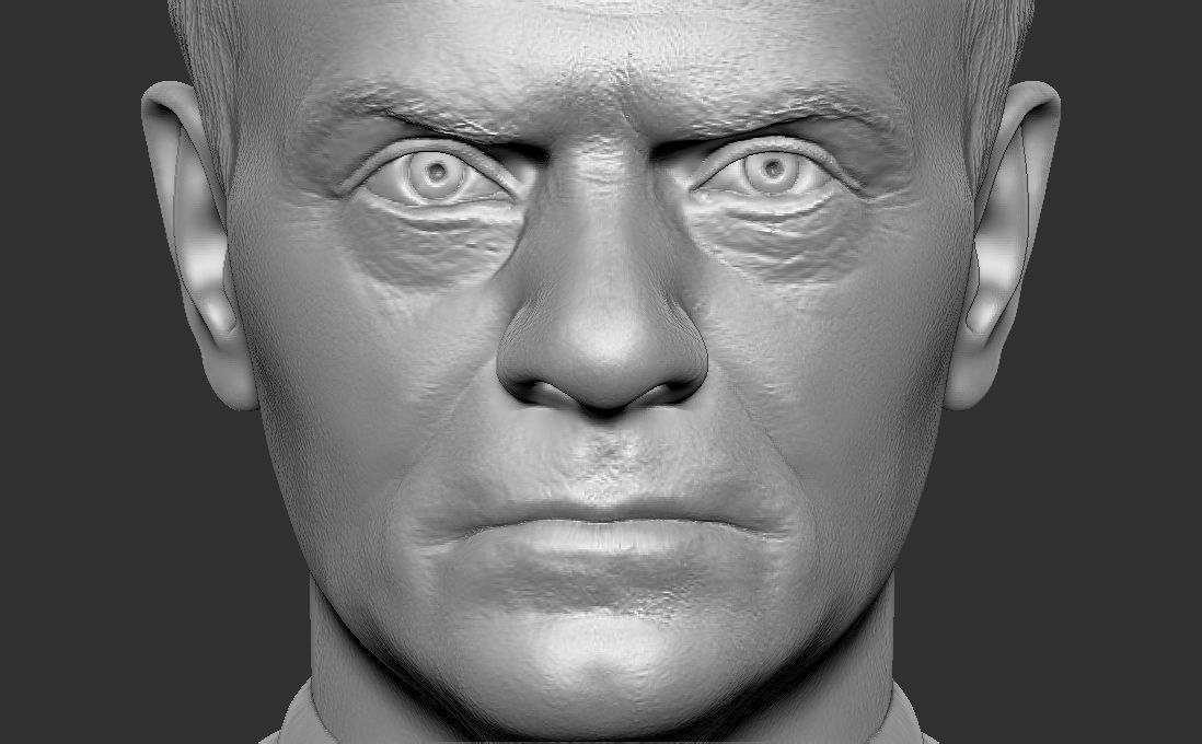 Donald Tusk bust for 3D printing 3D print model_22