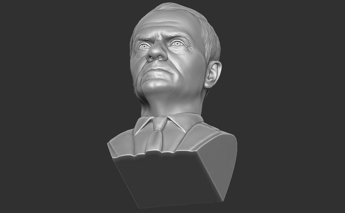 Donald Tusk bust for 3D printing 3D print model_20