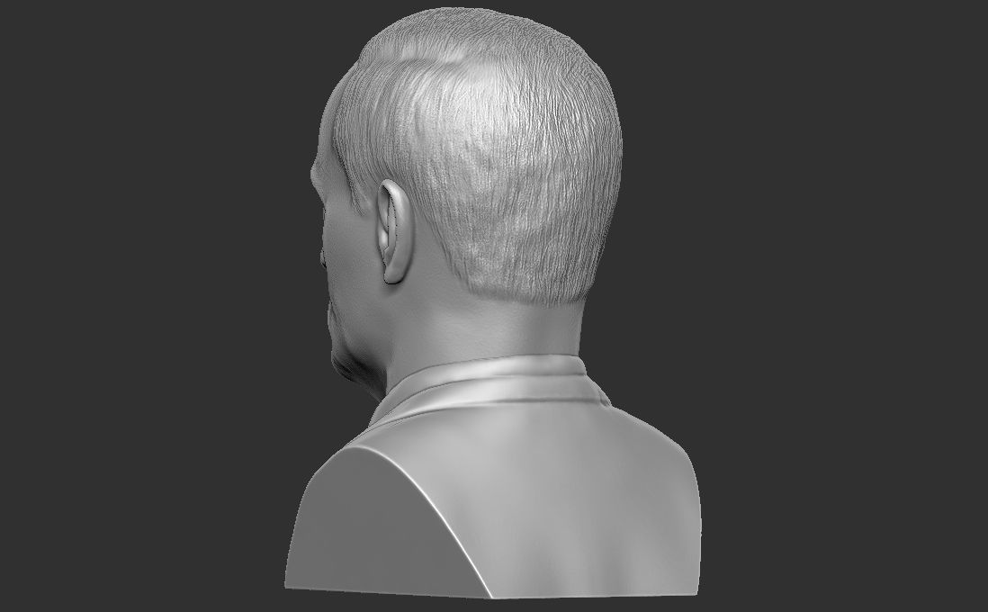 Donald Tusk bust for 3D printing 3D print model_10