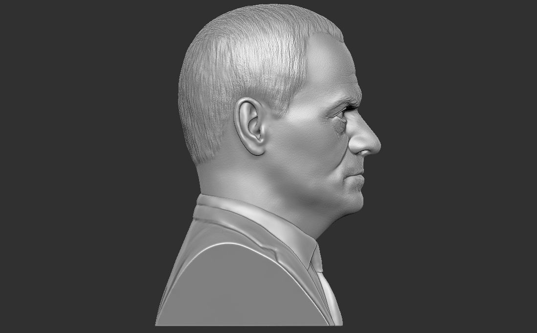 Donald Tusk bust for 3D printing 3D print model_13