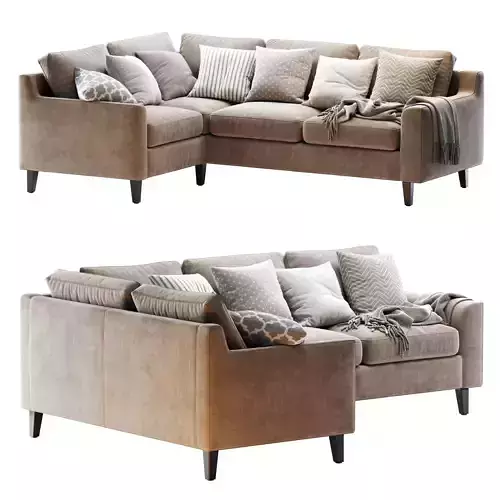 Beverly Sofa 4 3D model
