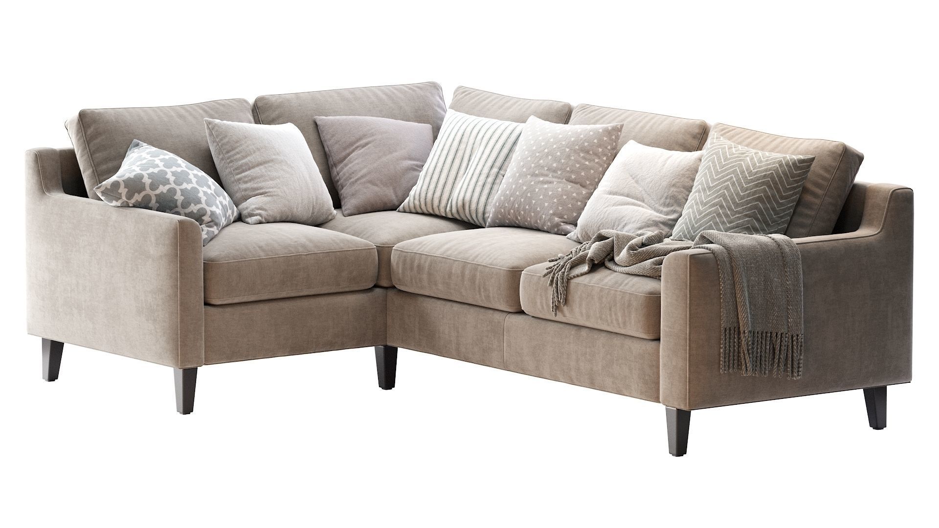 Beverly Sofa 4 3D model_3