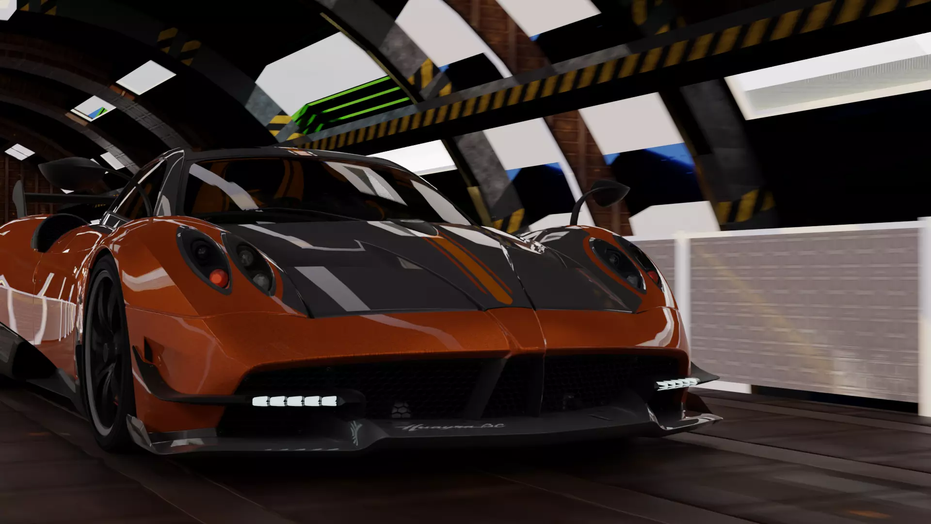 Car in a Scifi Corridor 3D model