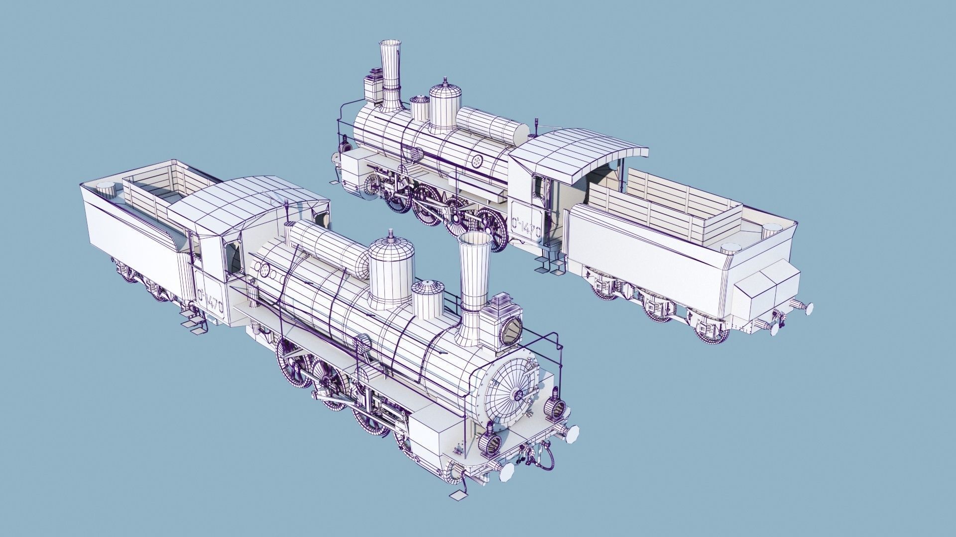 Russian locomotive class Ov 3D model_15