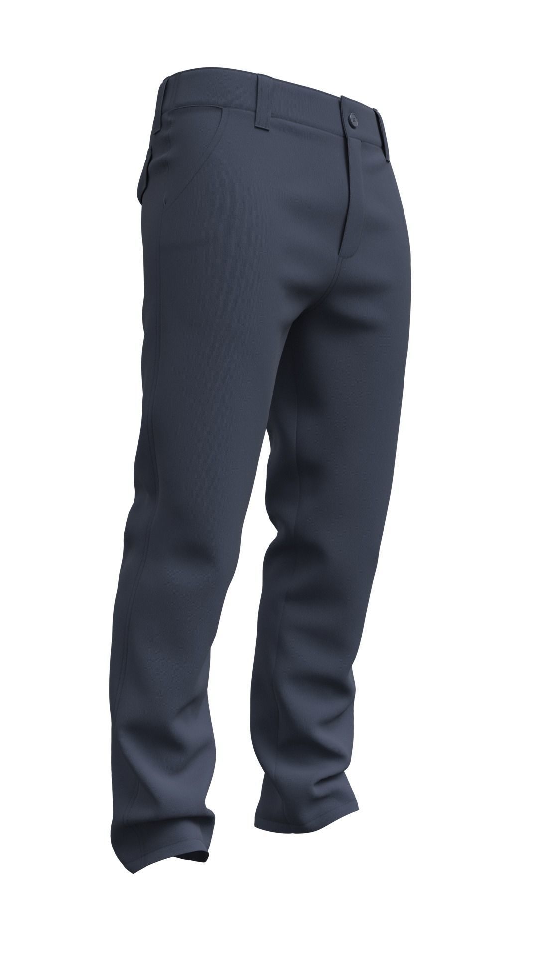 Mens Pants Basic - Marvelous Designer 3D model_4