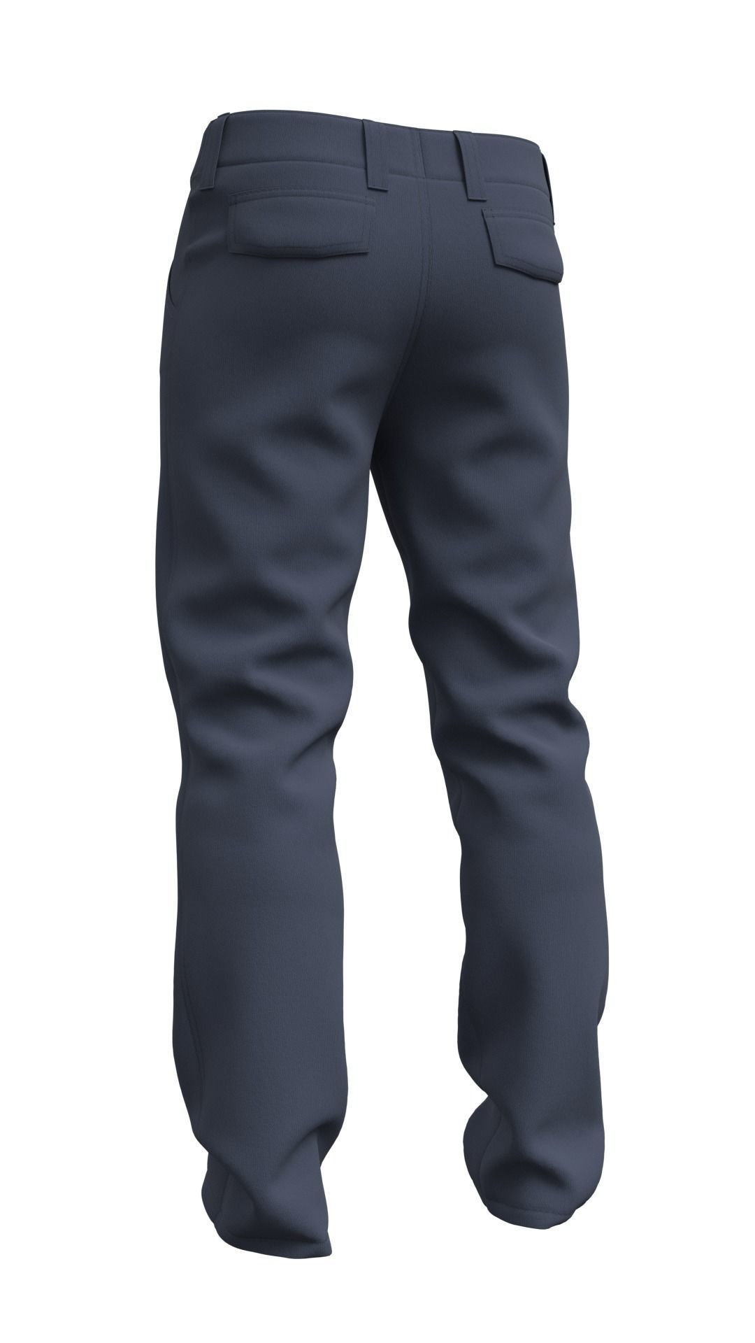 Mens Pants Basic - Marvelous Designer 3D model_11
