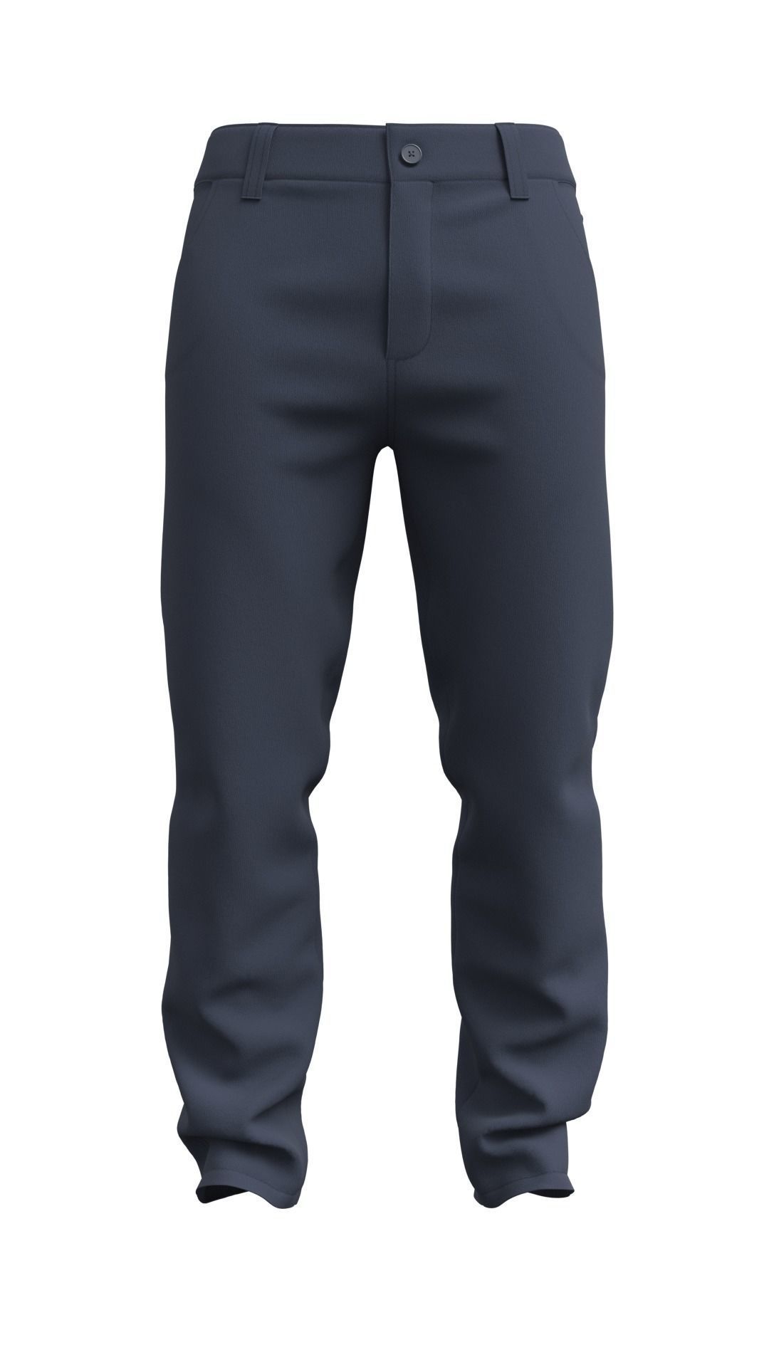 Mens Pants Basic - Marvelous Designer 3D model_2