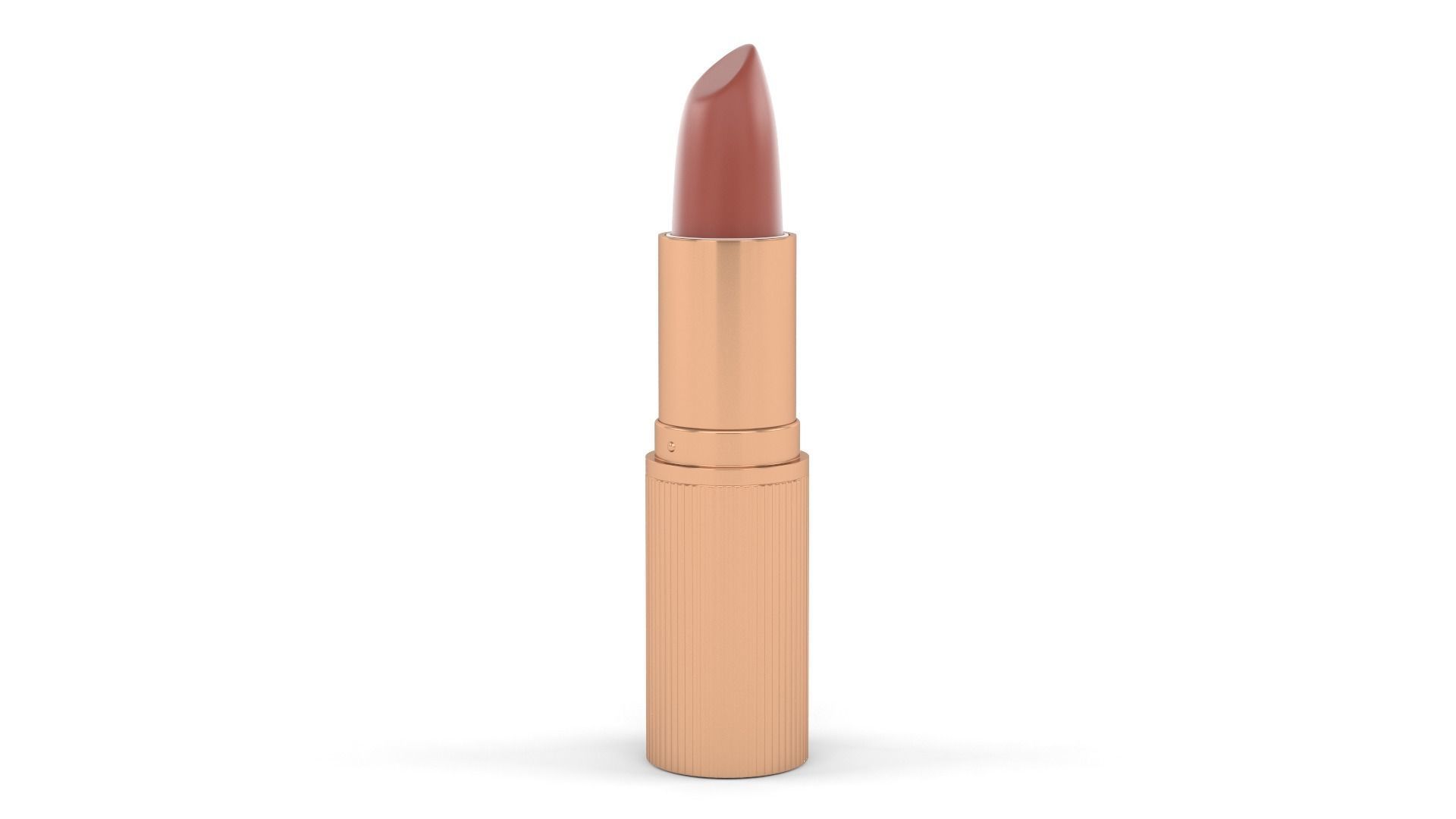 Lipstick - rose gold 3D model_2