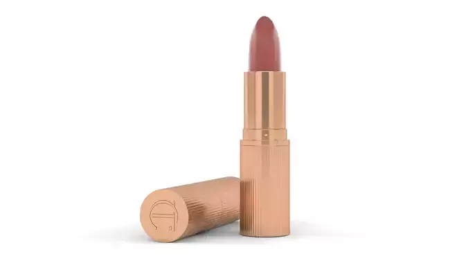 Lipstick - rose gold 3D model