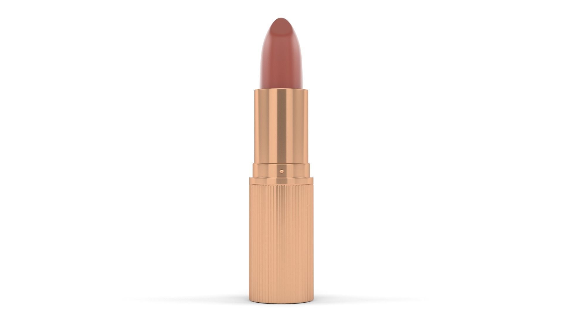 Lipstick - rose gold 3D model_1