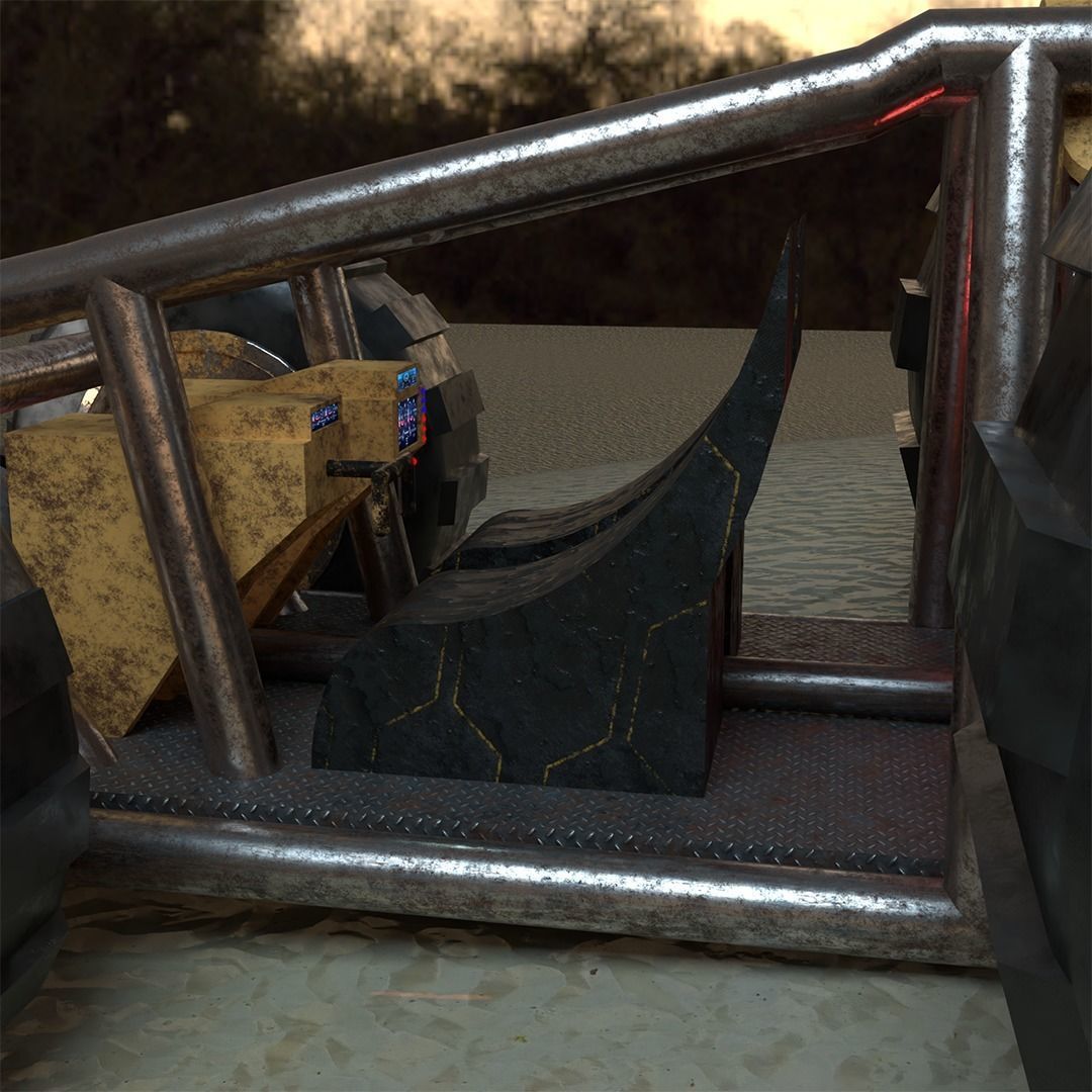 Sand Shark Buggy Free 3D model_2