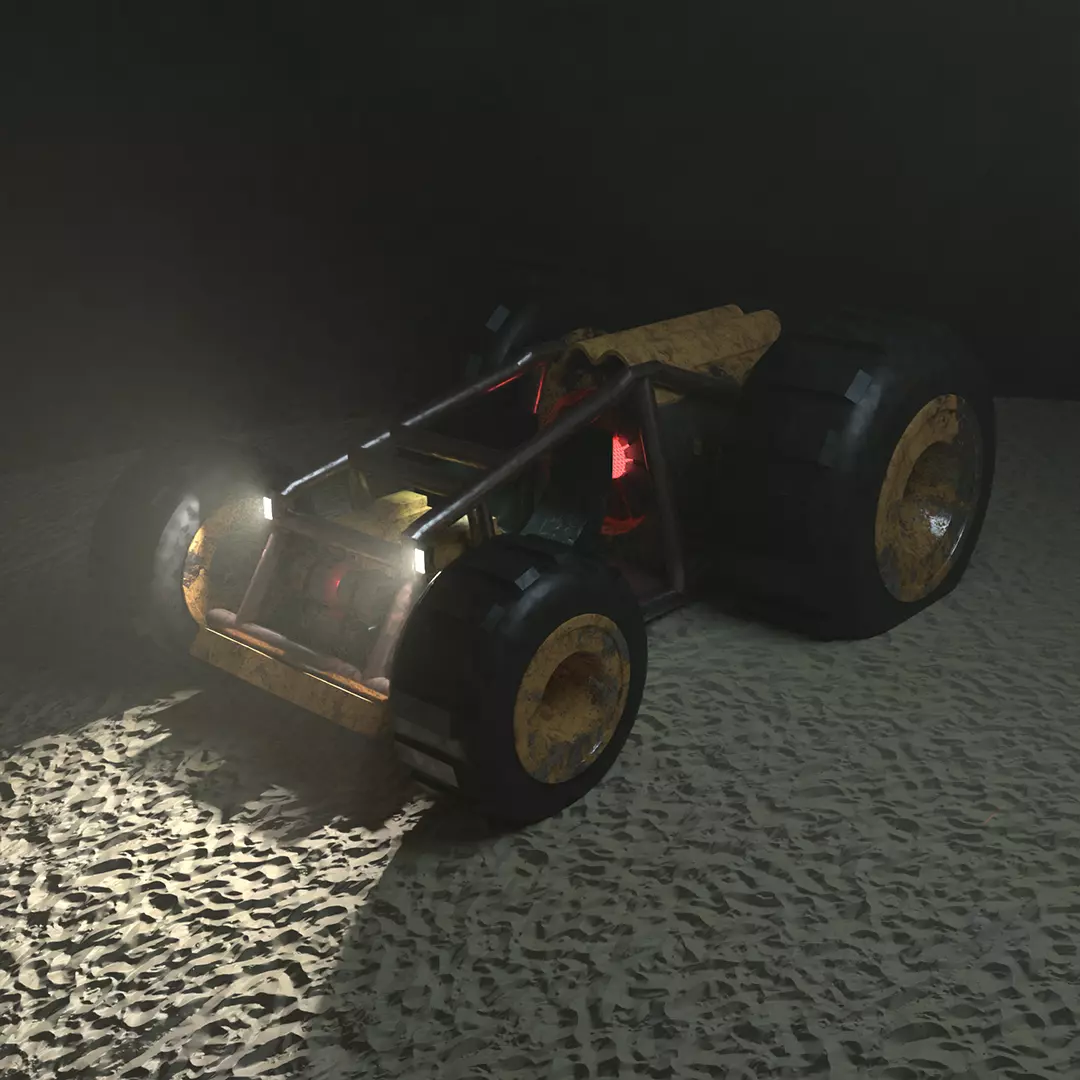 Sand Shark Buggy Free 3D model_0