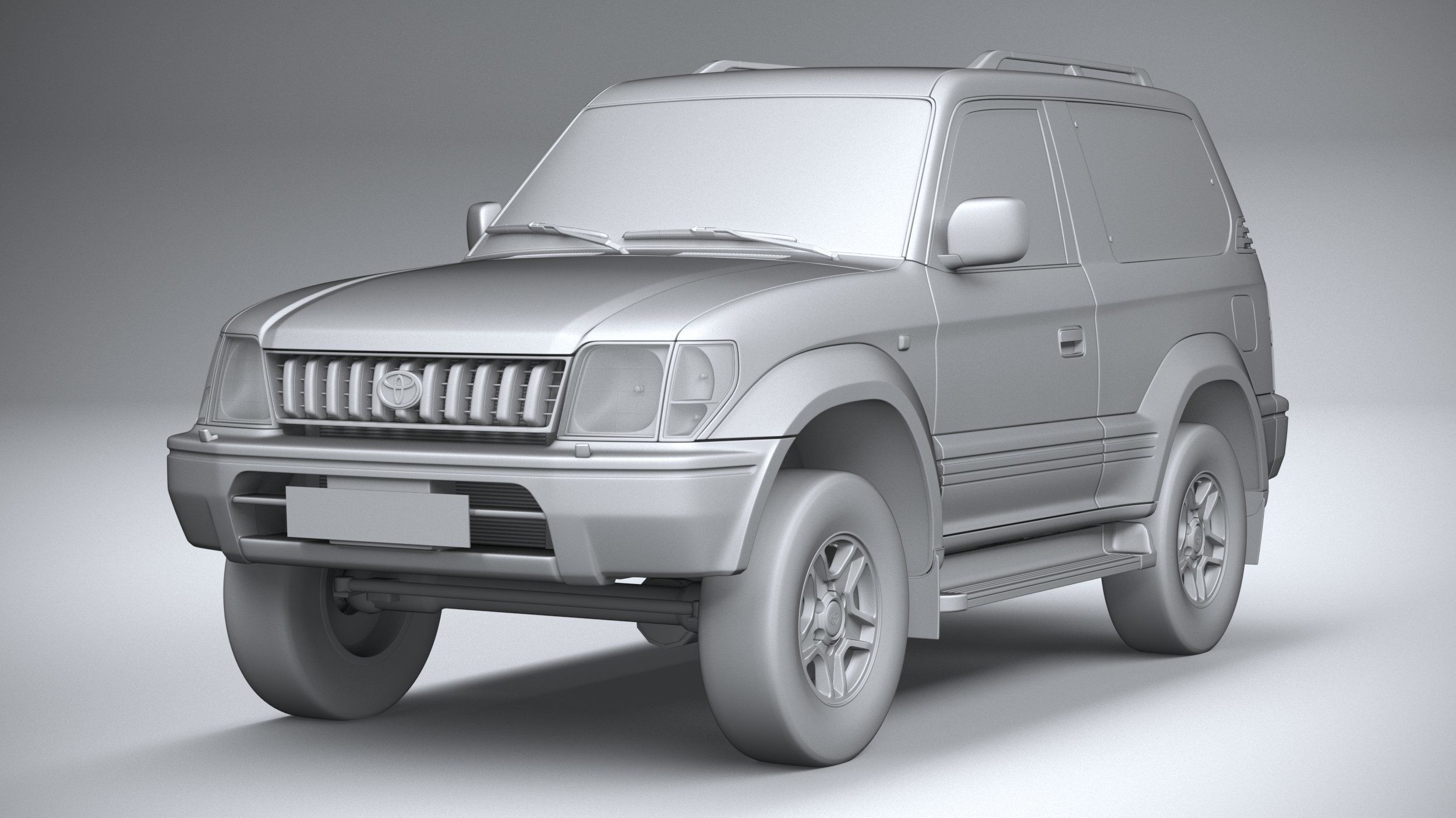 Toyota Land Cruiser J90 3door 1996 3D model_20