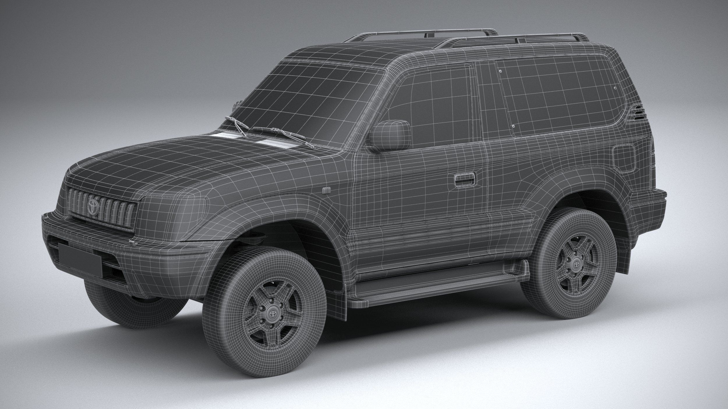 Toyota Land Cruiser J90 3door 1996 3D model_28