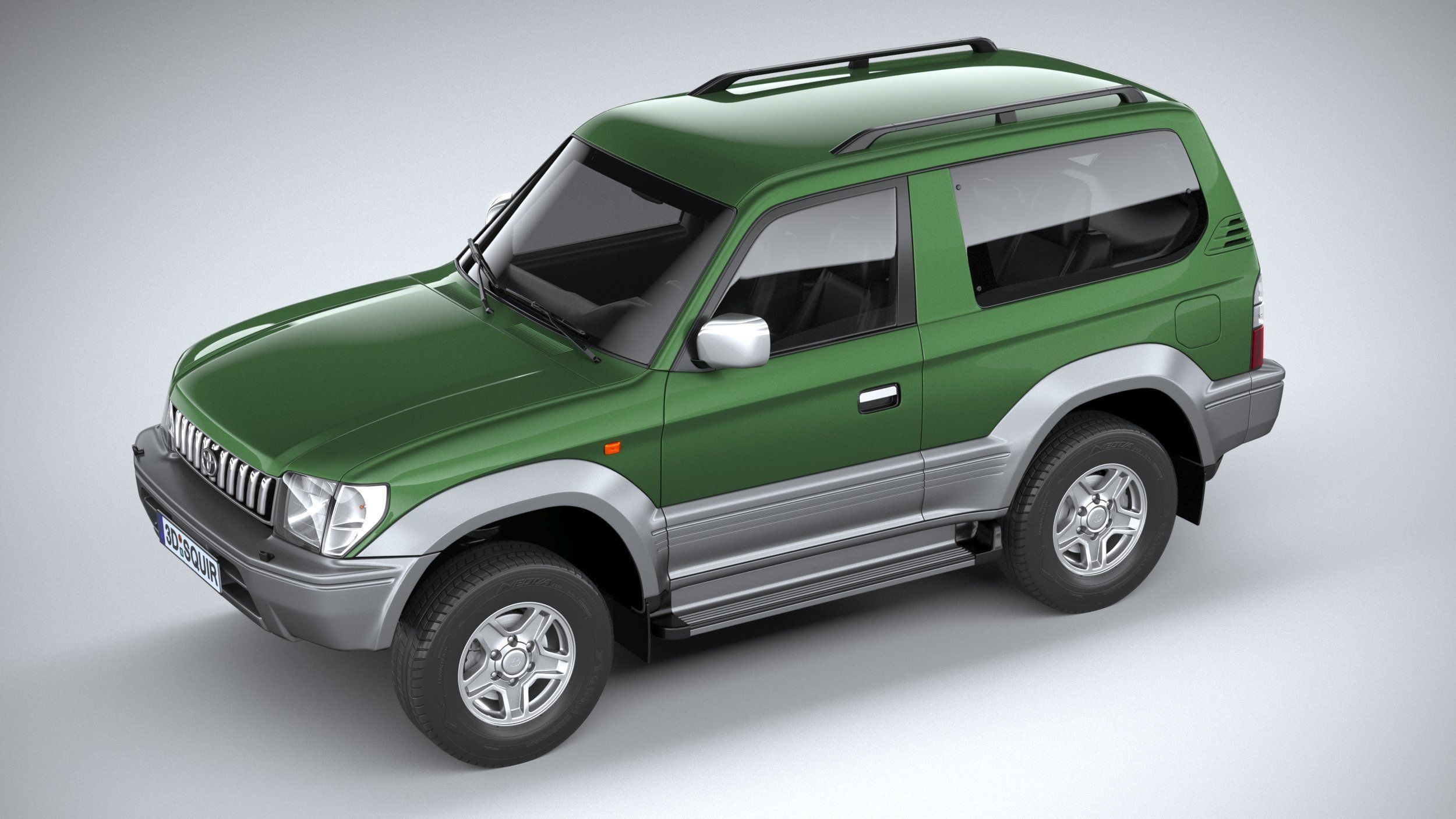 Toyota Land Cruiser J90 3door 1996 3D model_7