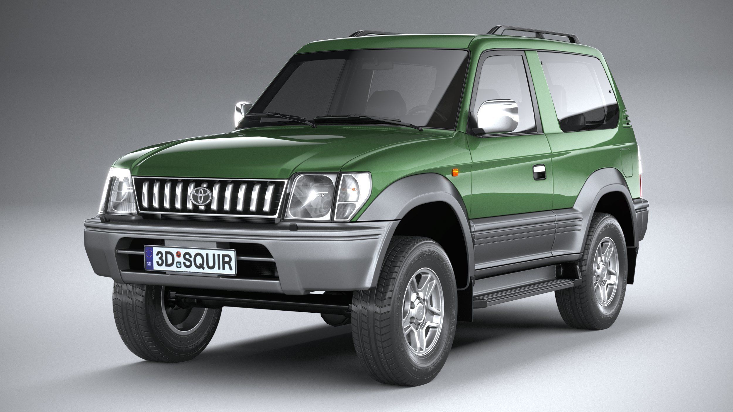 Toyota Land Cruiser J90 3door 1996 3D model_2