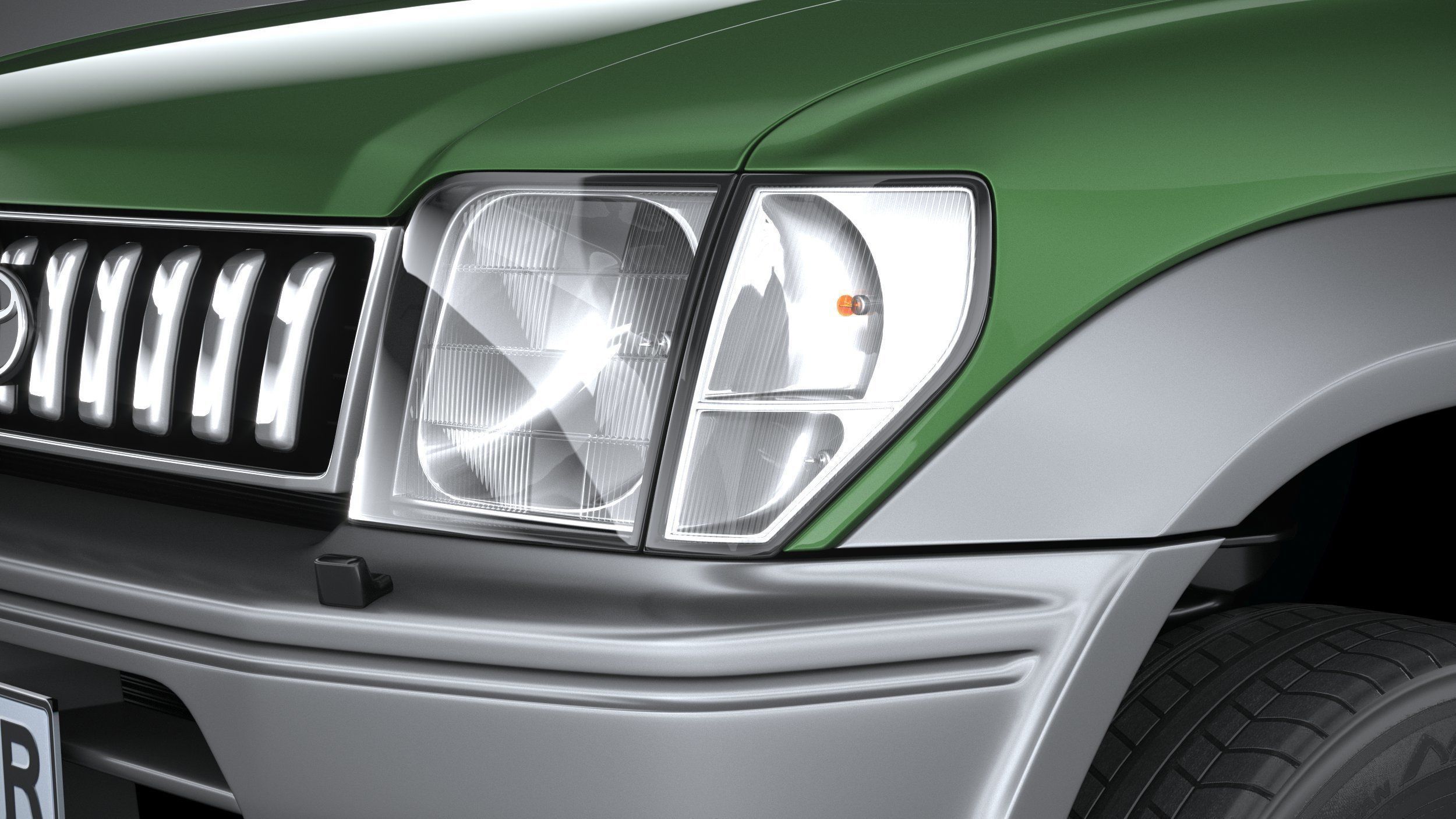 Toyota Land Cruiser J90 3door 1996 3D model_14