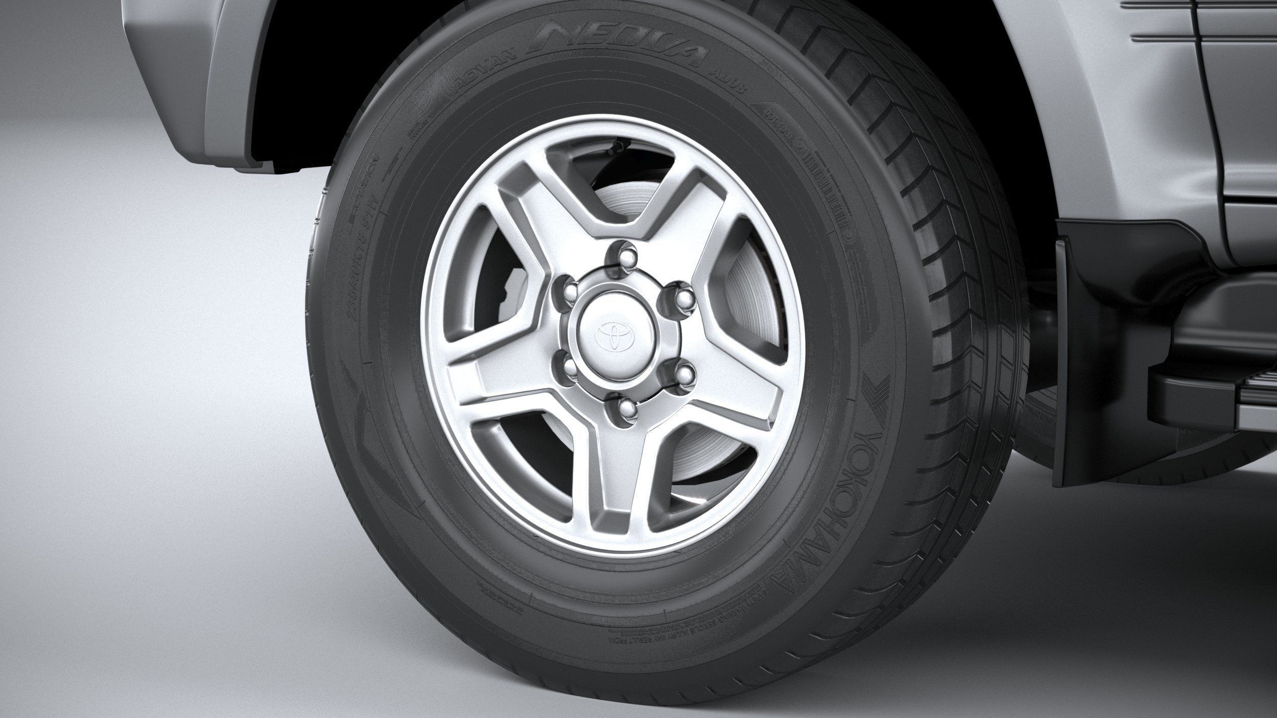 Toyota Land Cruiser J90 3door 1996 3D model_16