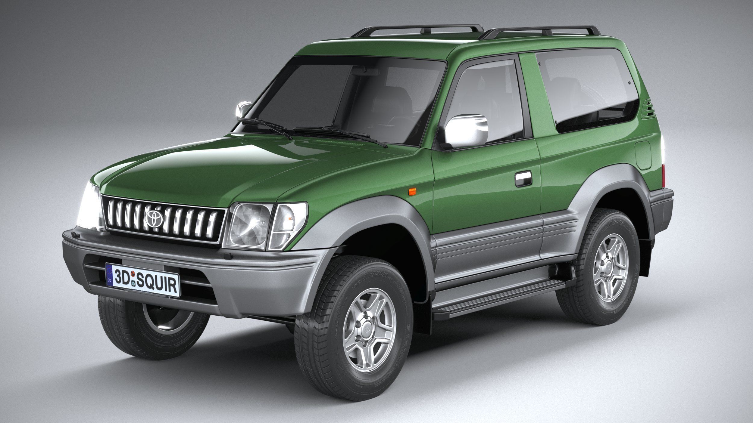 Toyota Land Cruiser J90 3door 1996 3D model_1