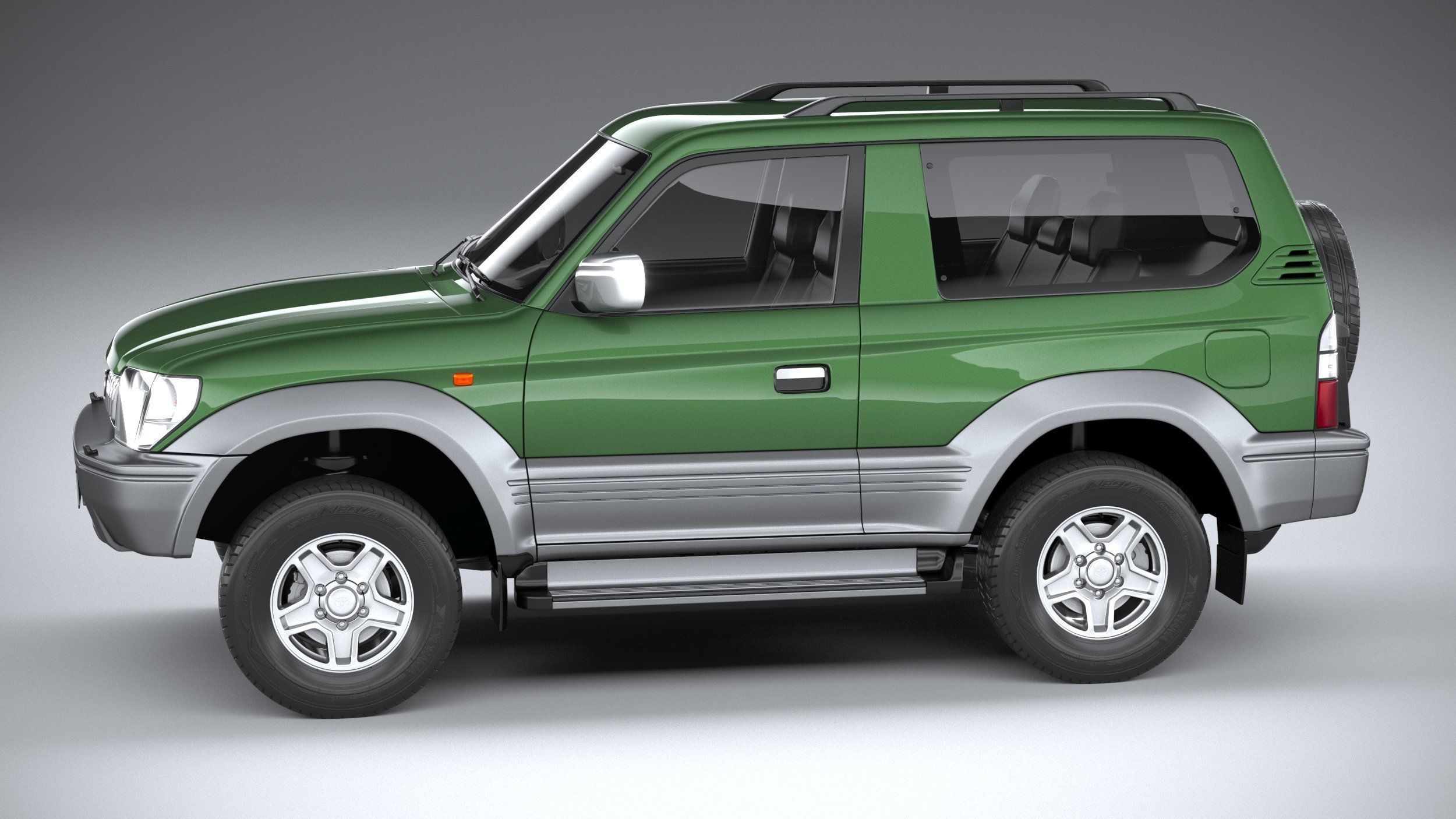 Toyota Land Cruiser J90 3door 1996 3D model_8