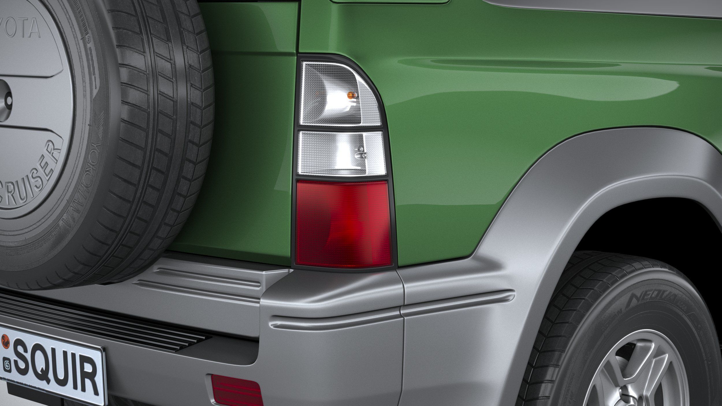 Toyota Land Cruiser J90 3door 1996 3D model_18