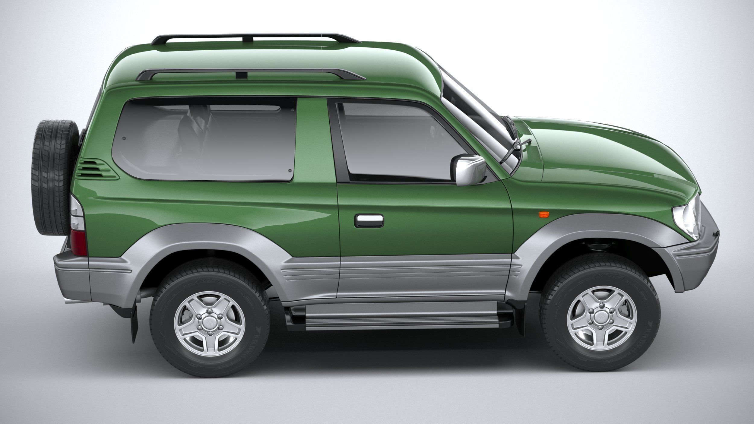 Toyota Land Cruiser J90 3door 1996 3D model_11